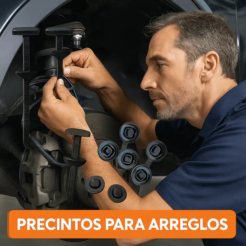 Kit x100 Cinchos Plásticos de Reparación Instantánea | Sin Herramientas ni Mecánico