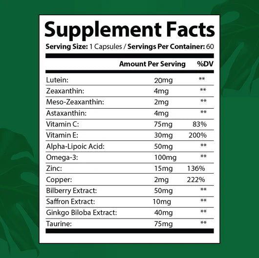 Ever Vision – Fórmula Avanzada 14-en-1 para el Cuidado Diario de la Vista