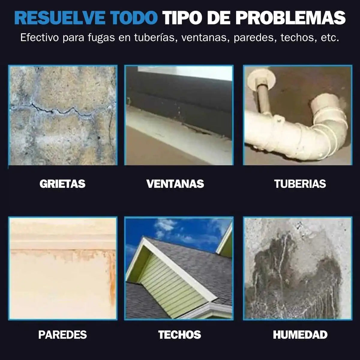 Sellador Impermeabilizante Profesional | Detén Goteras y Humedad en Minutos