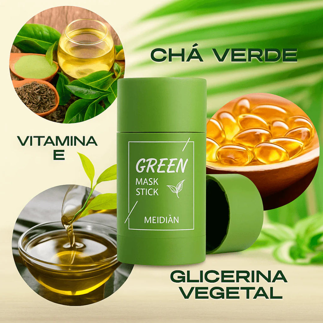 🎁 PROMO 3x1 Green Mask Stick™ | Mascarilla en Barra con Té Verde