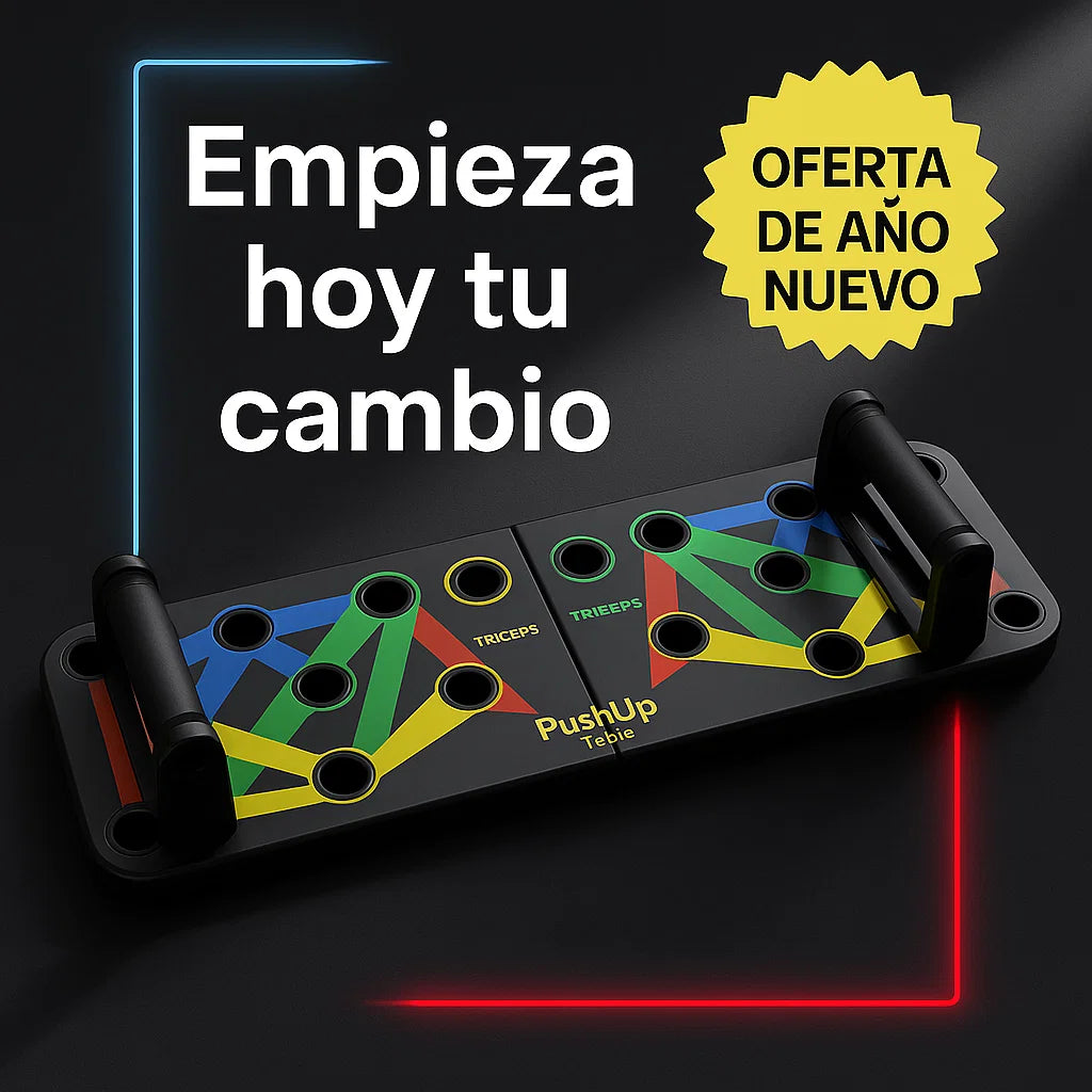Tabla Ejercitadora PushUp™ + E-Book GRATIS 🎁 | Comienza el Año Nuevo con el Cuerpo Soñado
