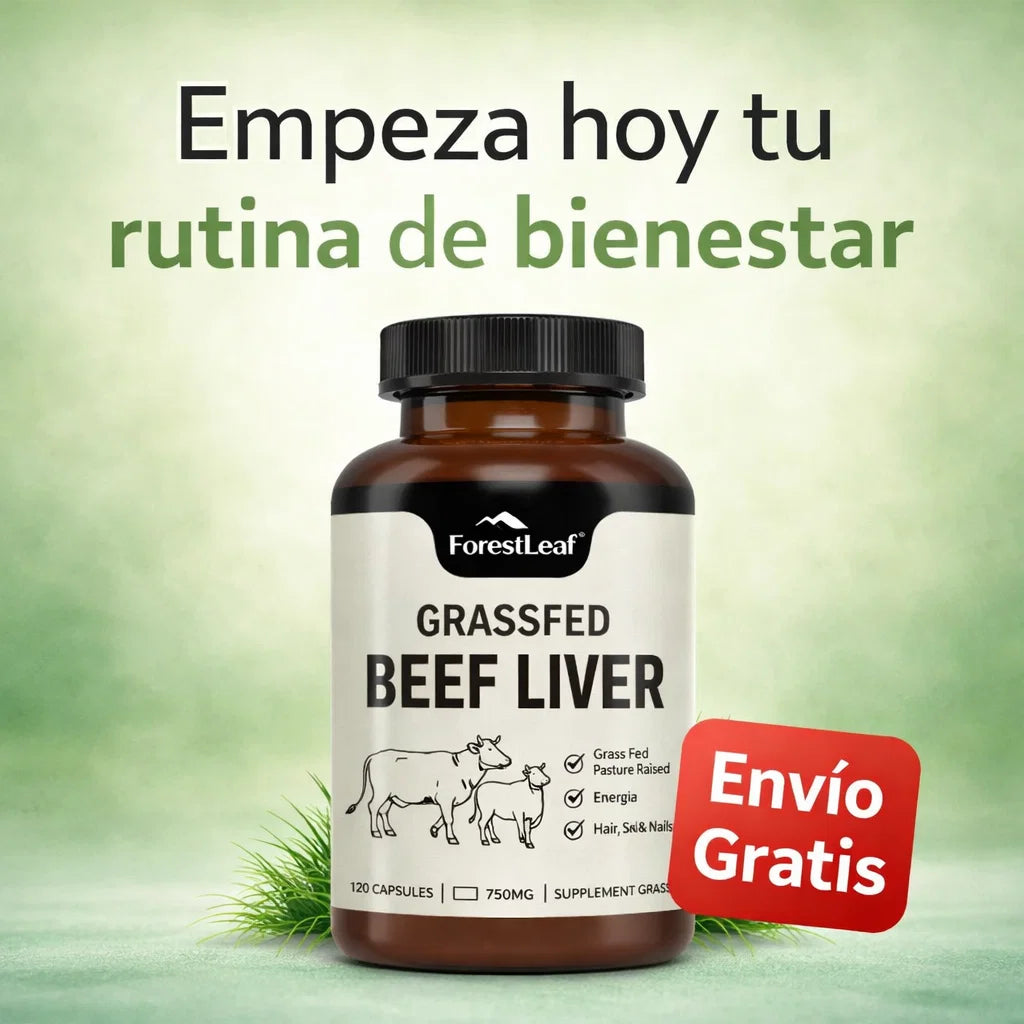 ForestLeaf Grass Fed Beef Liver - Energia real, nutrientes ancestrales y vitalidad diaria en capsulas