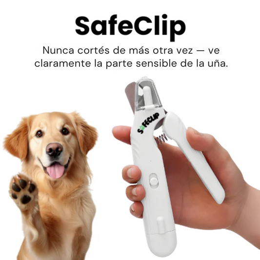 SafeClip™ – El Cortaúñas Inteligente con LED para Cortes Seguros y Sin Miedo en Tu Mascota
