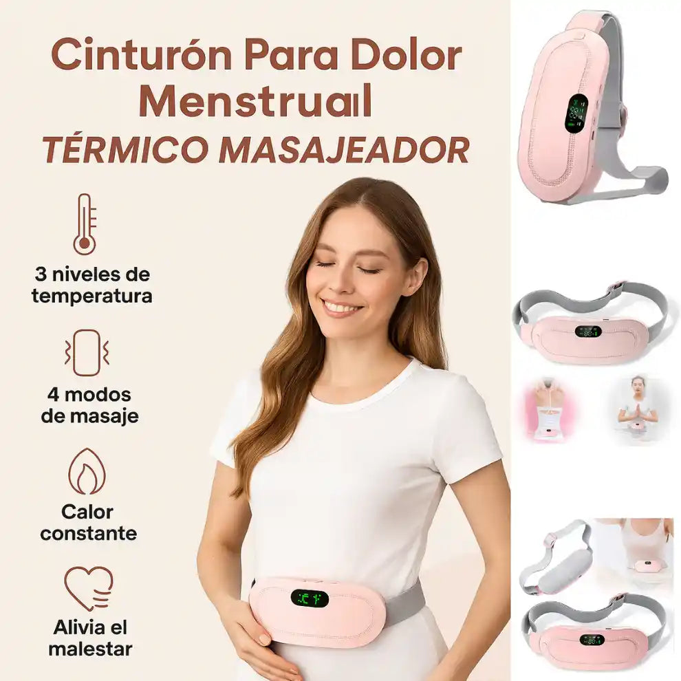 Cinturón Térmico AliviaCólicos™ | Adiós al Dolor Menstrual Sin Pastillas