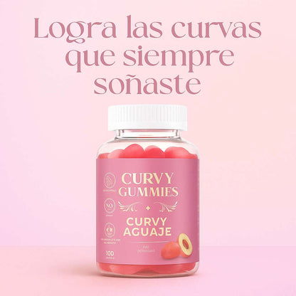 🍑 Curvy Gummies™ x60 | Estimula glúteos, cadera y piernas de forma natural