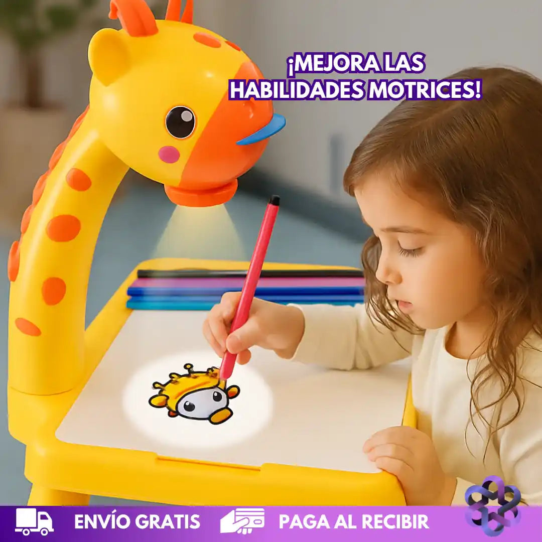 Mesa de Dibujo con Proyector KidPro™ | Despierta el Artista que Lleva Tu Hijo Adentro