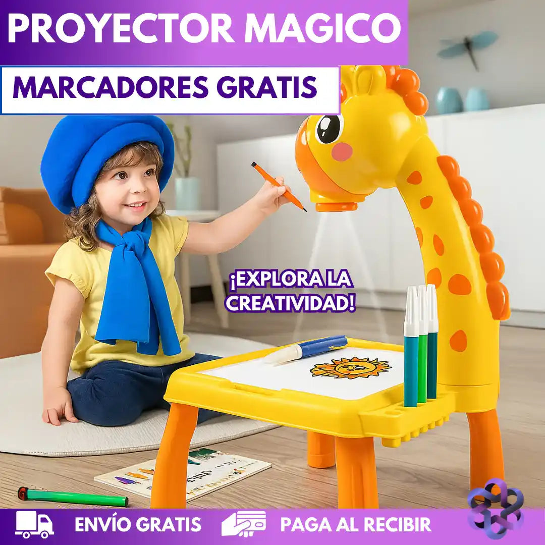 Mesa de Dibujo con Proyector KidPro™ | Despierta el Artista que Lleva Tu Hijo Adentro