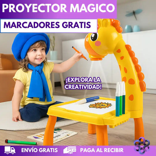 Mesa de Dibujo con Proyector KidPro™ | Despierta el Artista que Lleva Tu Hijo Adentro