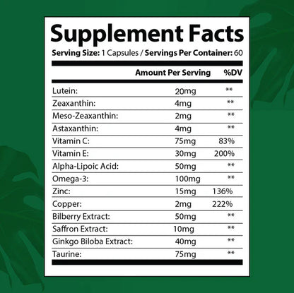 Ever Vision – Fórmula Avanzada 14-en-1 para el Cuidado Diario de la Vista