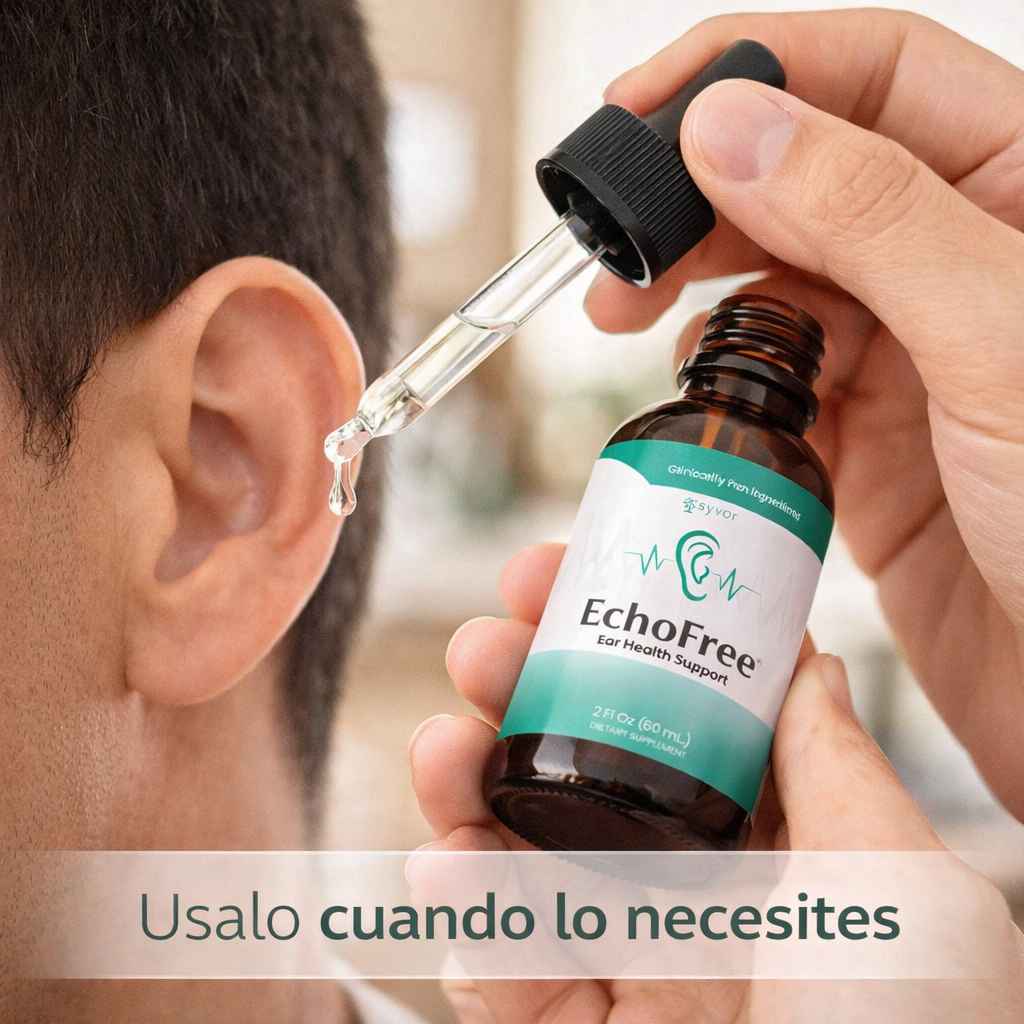 EchoFree – Gotas Naturales para el Bienestar Auditivo Diario
