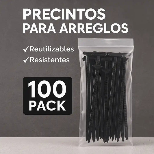 Kit x100 Cinchos Plásticos de Reparación Instantánea | Sin Herramientas ni Mecánico