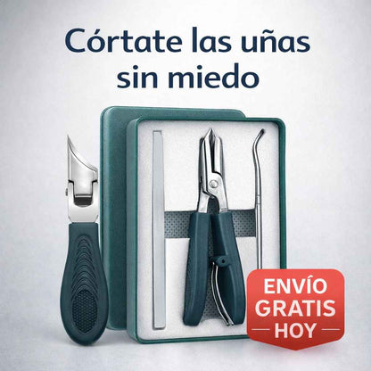 Kit de 3 Cortaúñas en Ángulo para Uñas Encarnadas o Gruesas | SeniorClip™