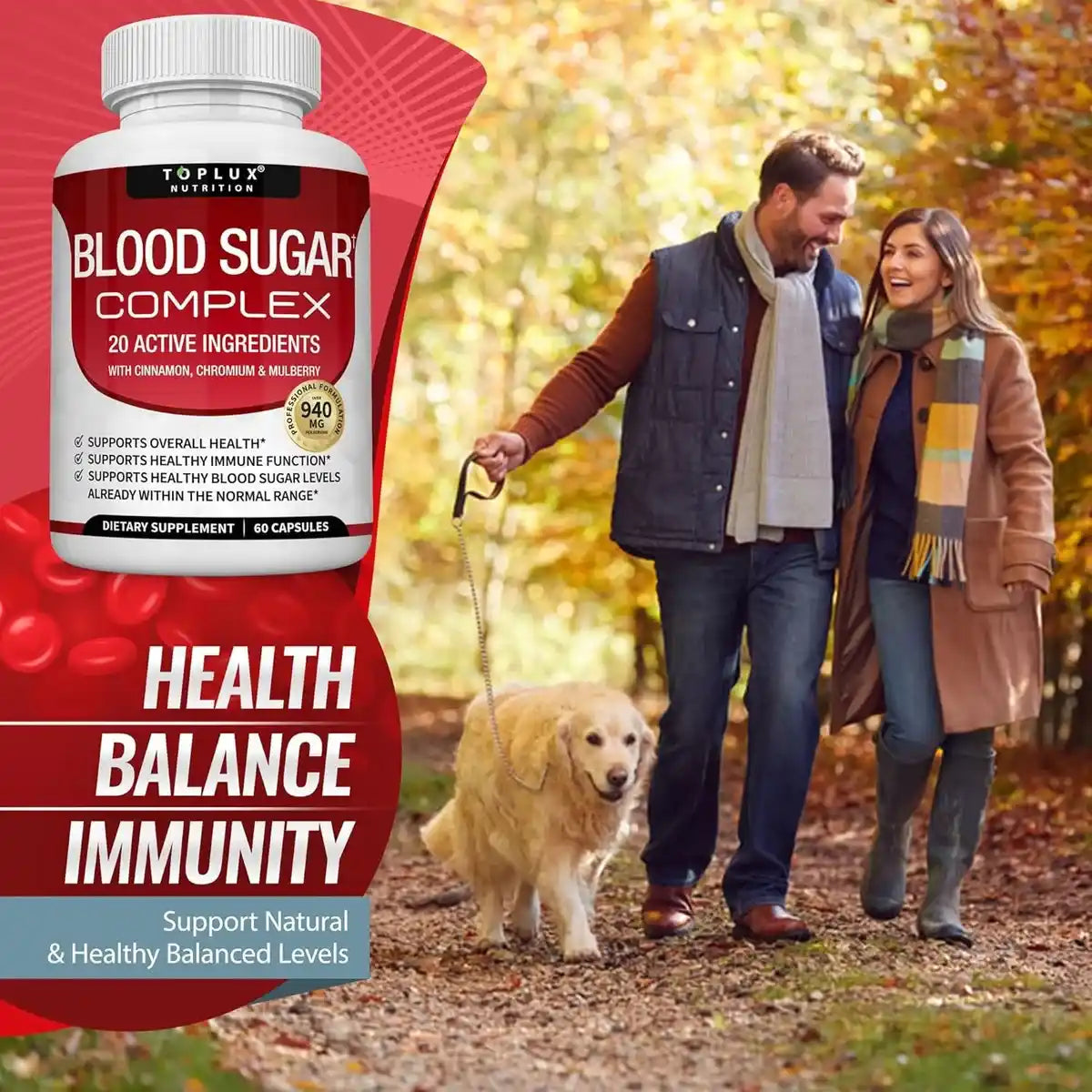 BLOOD SUGAR COMPLEX - Soporte Natural para Mantener tu Azucar en Equilibrio