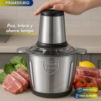 Procesador de Alimentos Eléctrico 2l MaxiPica™ | Picá en Segundos y Ahorra Tiempo y Energía