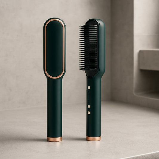 Liso Radiante™ | Cepillo Alisador Antifrizz 2 en 1: peina y alisa al instante - EL ORIGINAL