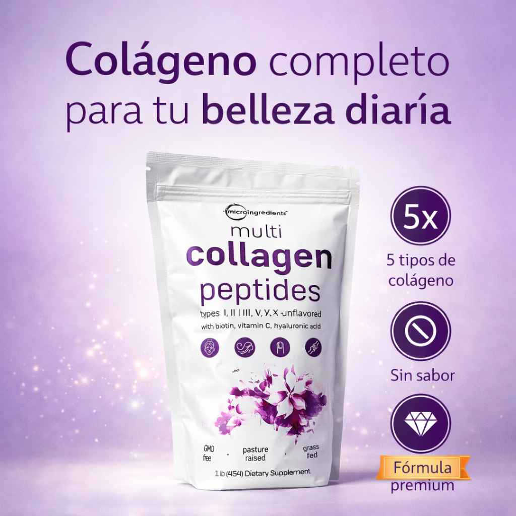 MULTI COLLAGEN PEPTIDES - Colageno avanzado para verte firme, fuerte y segura todos los dias