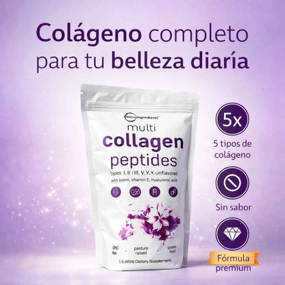 MULTI COLLAGEN PEPTIDES - Colageno avanzado para verte firme, fuerte y segura todos los dias
