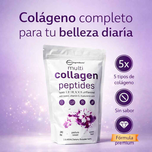 MULTI COLLAGEN PEPTIDES - Colageno avanzado para verte firme, fuerte y segura todos los dias