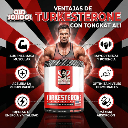 TURKESTERONA Old School™ - Más músculo, más poder, menos esfuerzo