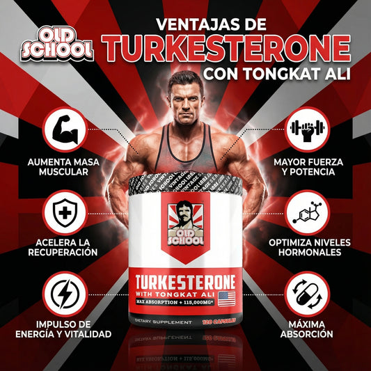 TURKESTERONA Old School™ - Más músculo, más poder, menos esfuerzo