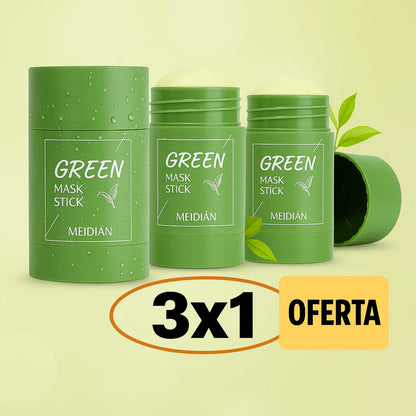 🎁 PROMO 3x1 Green Mask Stick™ | Mascarilla en Barra con Té Verde