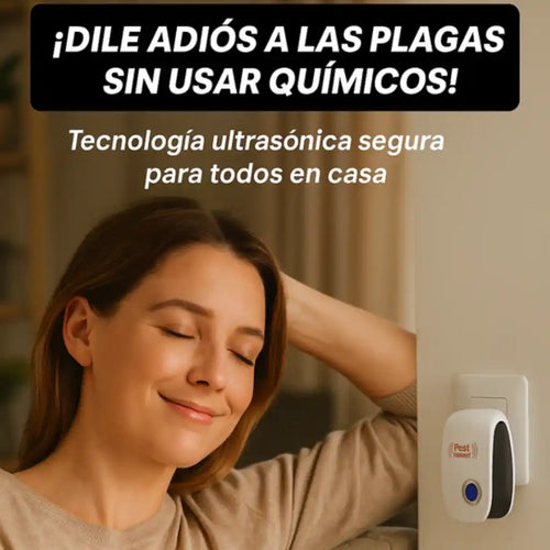 🎁 2x1 Repelente Ultrasónico | Libre de Plagas, Libre de Preocupaciones
