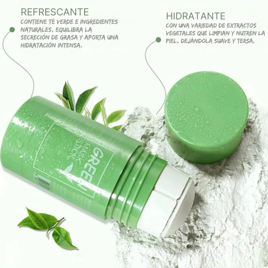 🎁 PROMO 3x1 Green Mask Stick™ | Mascarilla en Barra con Té Verde