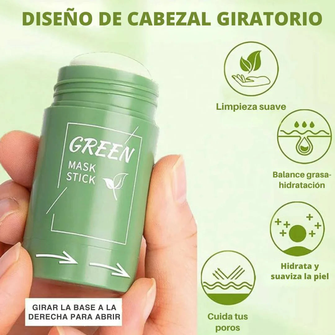 🎁 PROMO 3x1 Green Mask Stick™ | Mascarilla en Barra con Té Verde