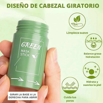 🎁 PROMO 3x1 Green Mask Stick™ | Mascarilla en Barra con Té Verde