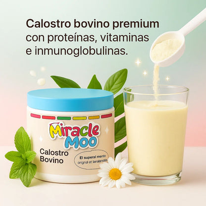 🥛 MIRACLE MOO® – Suplemento para Sentirte más Liviana y con Energía