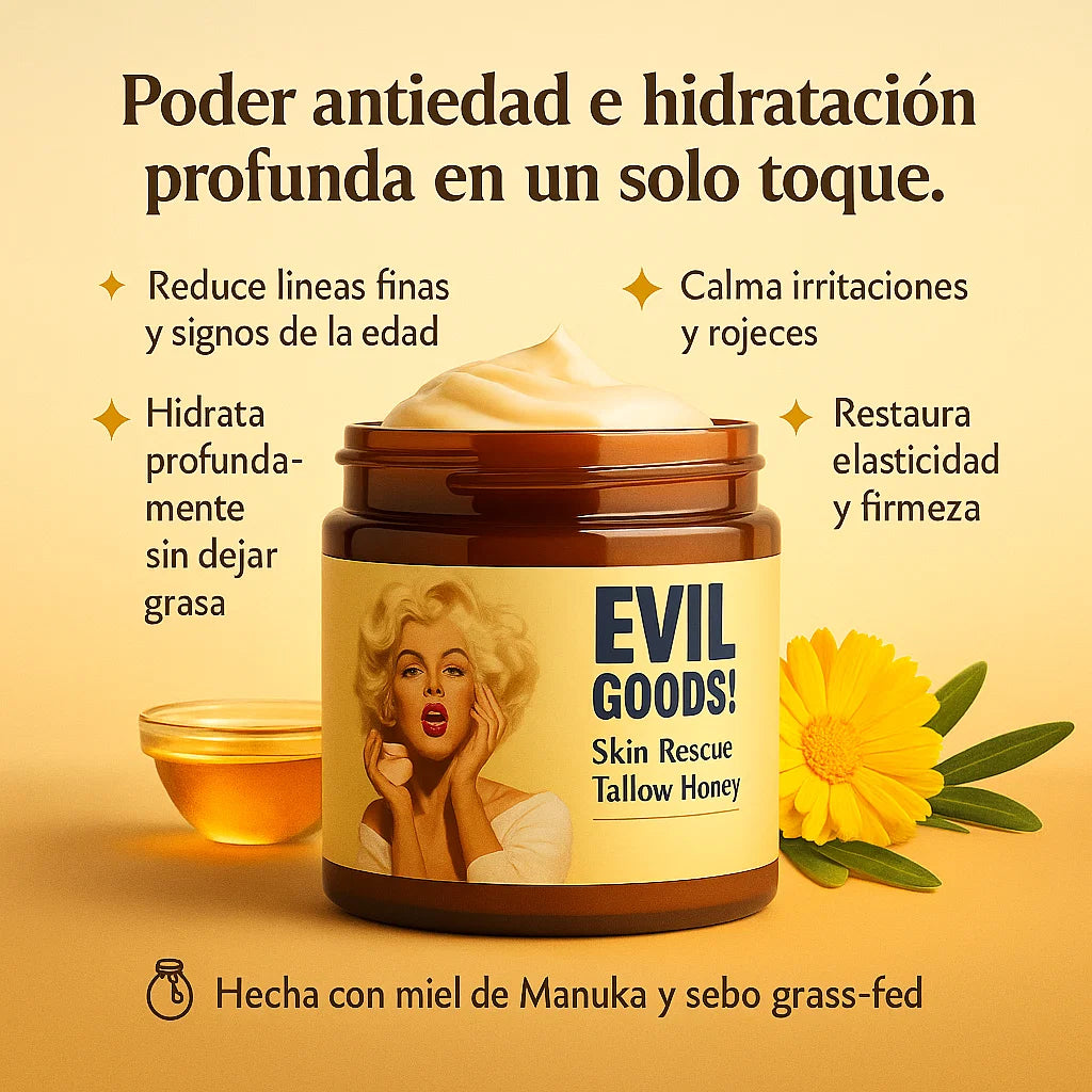 EVIL GOODS – Crema Hidratante Natural Antiedad