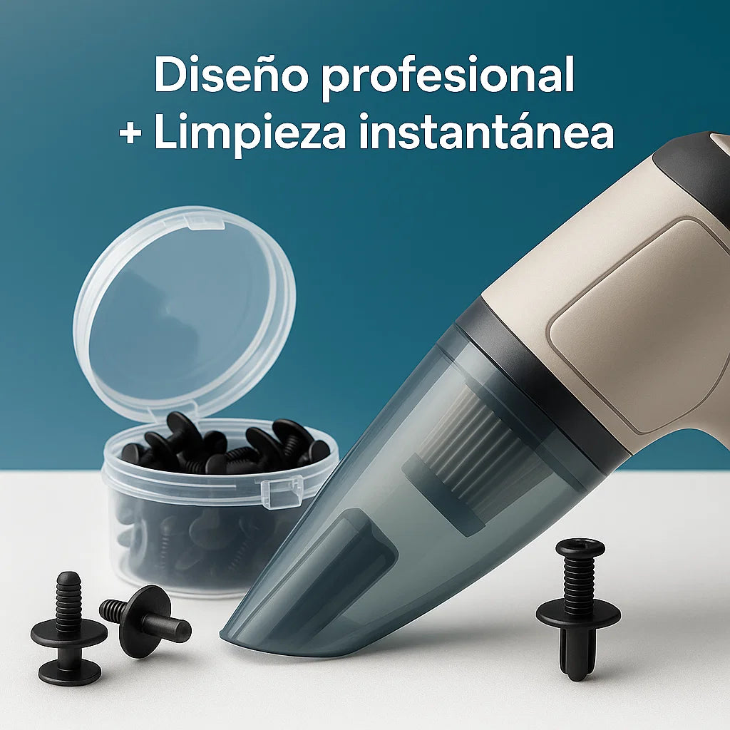 Kit x100 Remaches Universales Auto-Clip Pro™ + Mini Aspiradora GRATIS