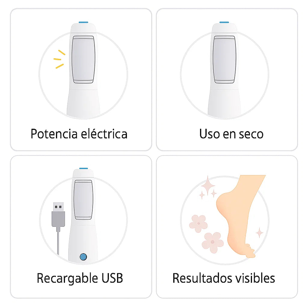 Lima eléctrica SmoothFeet Pro™ | Pies suaves y perfectos sin esfuerzo