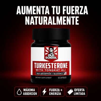 TURKESTERONA - Más músculo, más poder, menos esfuerzo