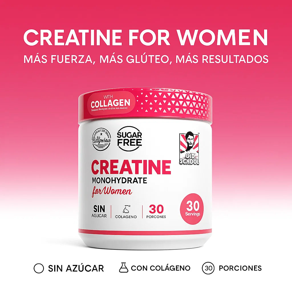 Creatina Monohidratada Premium para Mujeres — Fuerza real sin sacrificar tu figura