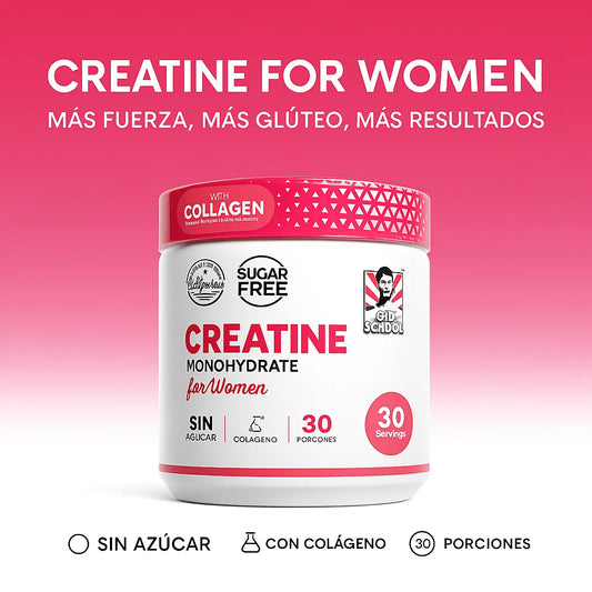 Creatina Monohidratada Premium para Mujeres — Fuerza real sin sacrificar tu figura