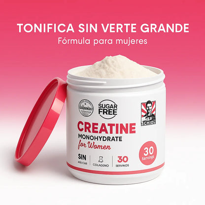 Creatina Monohidratada Premium para Mujeres — Fuerza real sin sacrificar tu figura