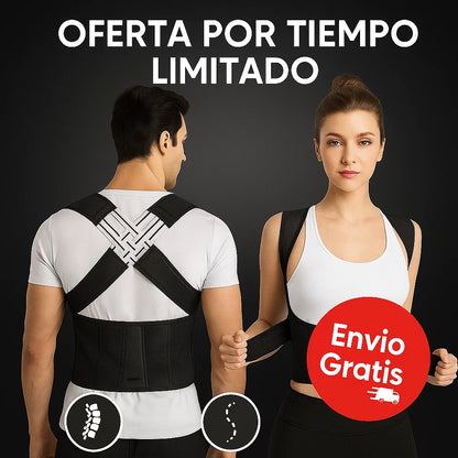 Chaleco Corrector de Postura Moldeador Unisex | Alivia Dolor, Corrige Espalda y Mejora Tu Figura