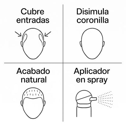 Fibras Capilares Densificadoras con Aplicador en Spray – CAIGAIBAI