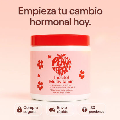 PEACH PERFECT — Inositol Multivitamin (En polvo)