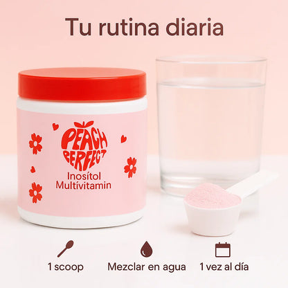 PEACH PERFECT — Inositol Multivitamin (En polvo)