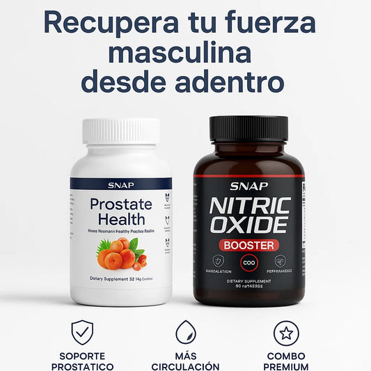 Combo de Salud Masculina Integral | Prostate Health™ y Nitric Oxide™