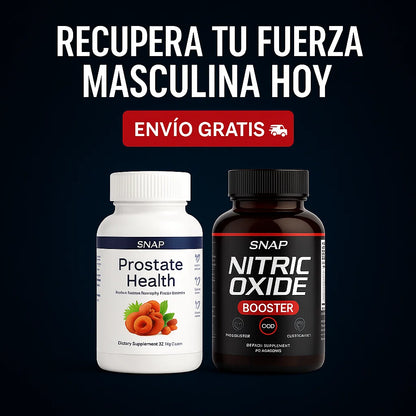 Combo de Salud Masculina Integral | Prostate Health™ y Nitric Oxide™