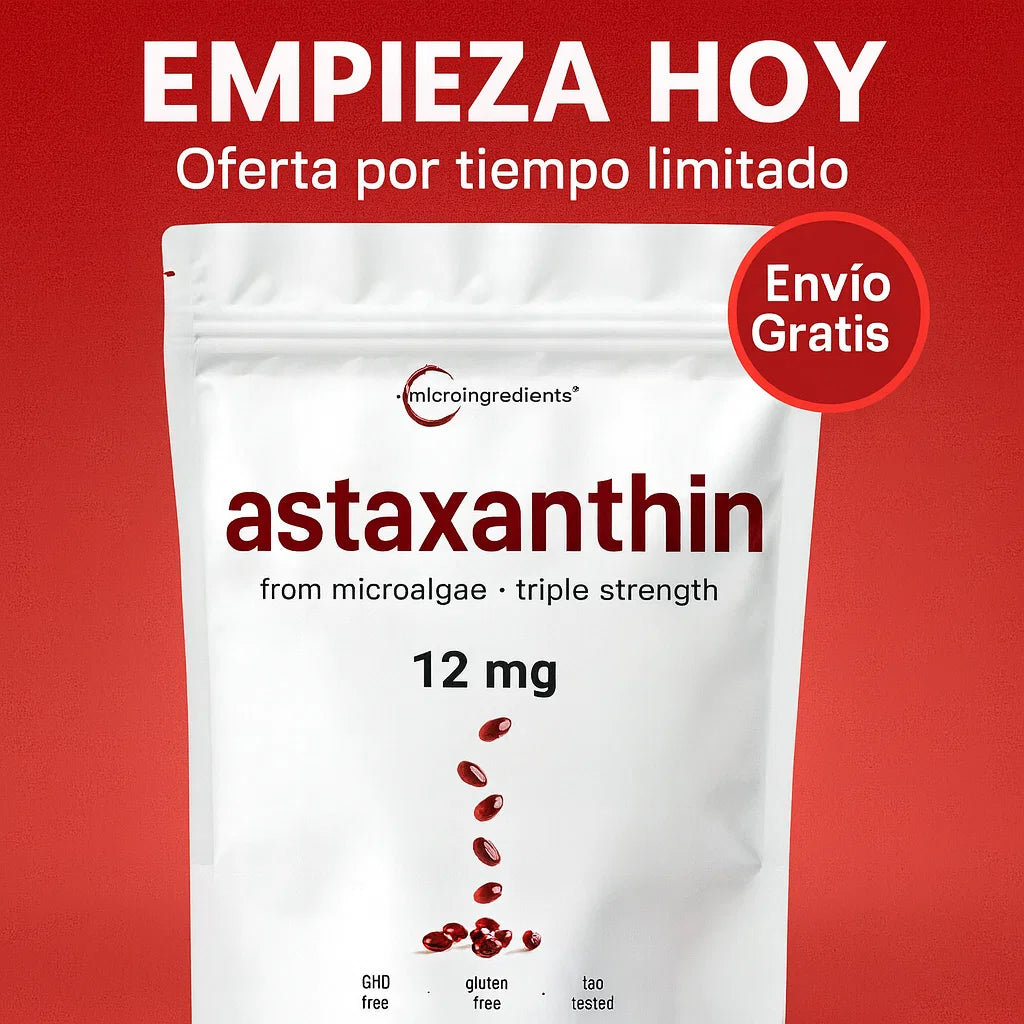 🛡️ ASTAXANTHIN PREMIUM – ANTIOXIDANTE SUPERIOR DE ALTA PUREZA