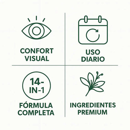 Ever Vision – Fórmula Avanzada 14-en-1 para el Cuidado Diario de la Vista