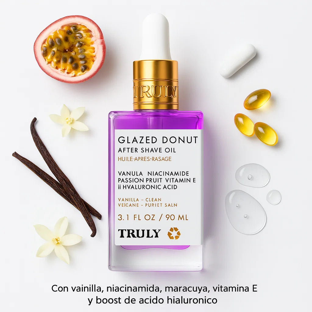 🎁 2x1 Aceite de Lujo Truly™ Post-Rasurado – Suavidad, Glow y Confianza Total
