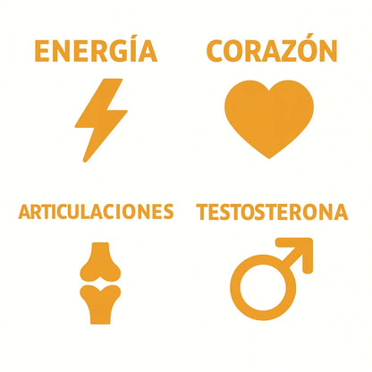 MEGA RED OMEGA 3S – Energía, Vitalidad y Apoyo Hormonal para Hombres