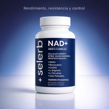 NAD+ MEN COMPLEX™ - Vitalidad masculina, resistencia y control que se notan