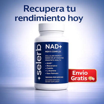 NAD+ MEN COMPLEX™ - Vitalidad masculina, resistencia y control que se notan