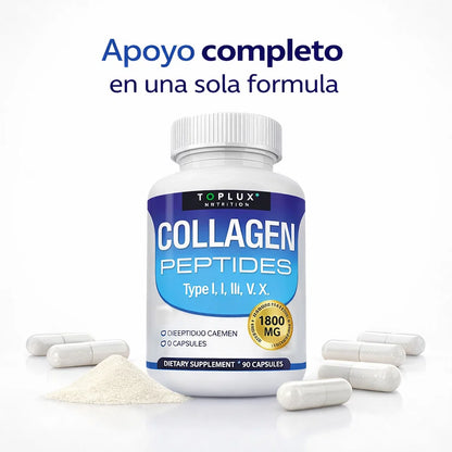 Colageno Peptidos 5 en 1 – Fuerza, Elasticidad y Renovacion Diaria para tu Cuerpo +35